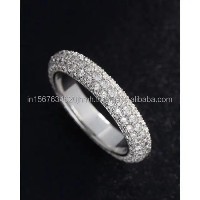 IGI Lab Grown Vintage 14k Yellow Gold Handmade Pave Setting Wedding/Engagement Ring Cut Diamond Unisex Fine Rings Anniversary