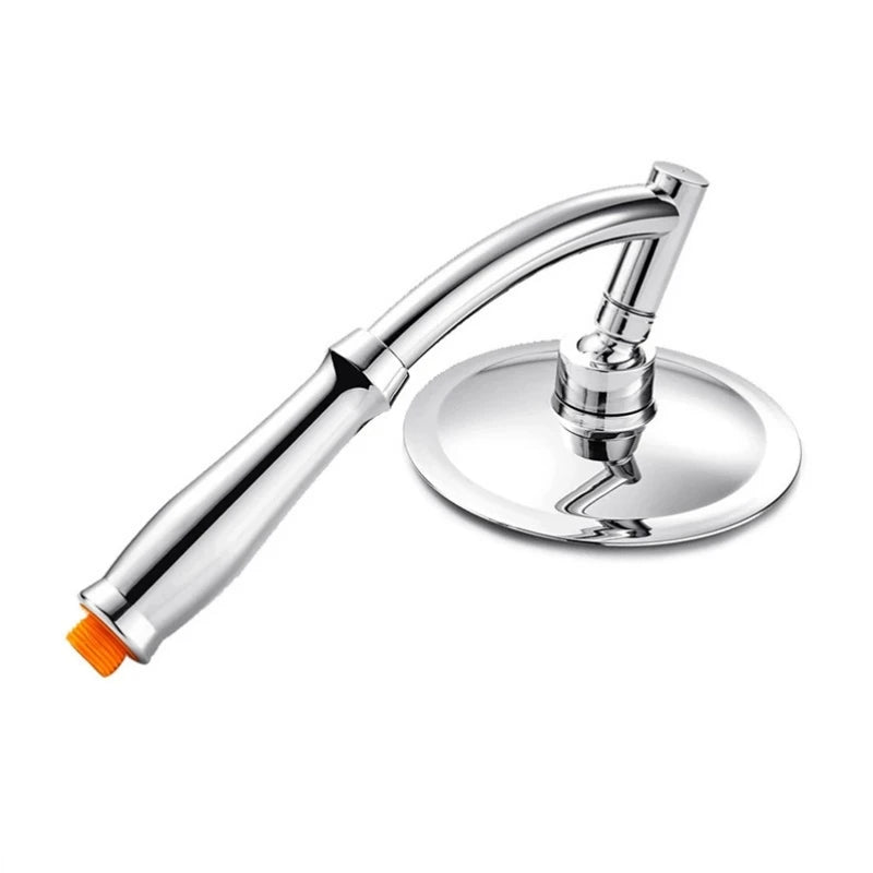 6 Inch High Pressure 360 Degrees Rotation Large Round Big Rainfall Sprayer Bathroom Hand Held Shower Head Accessories Faucet Spa