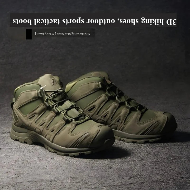 Cavalry RG Green 3D Tactical Boots Hiking Boots Green OD Green Zone Combat Boots Outdoor Sports Tactical Boots