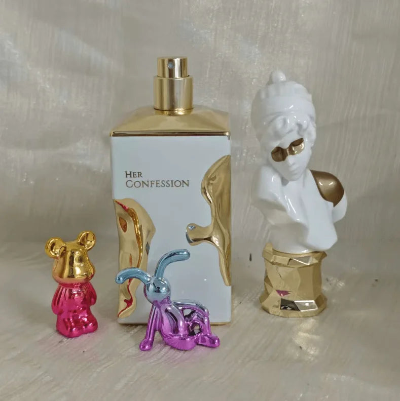Her Confession – Vanilla, flowers, amber, musk – eau de toilette Women's persistent fragrance, 3.4 oz/100 ml Halloween