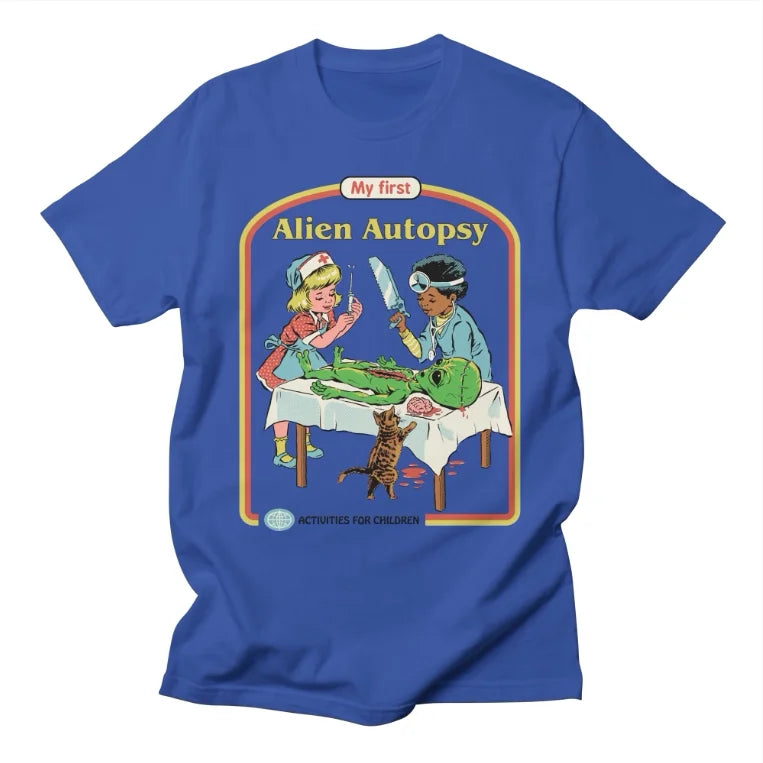 Classic Cartoon Anime, European and American Style Illustration, High Street Casual T-shirt, Men's and Women's Luxury  Top 2026