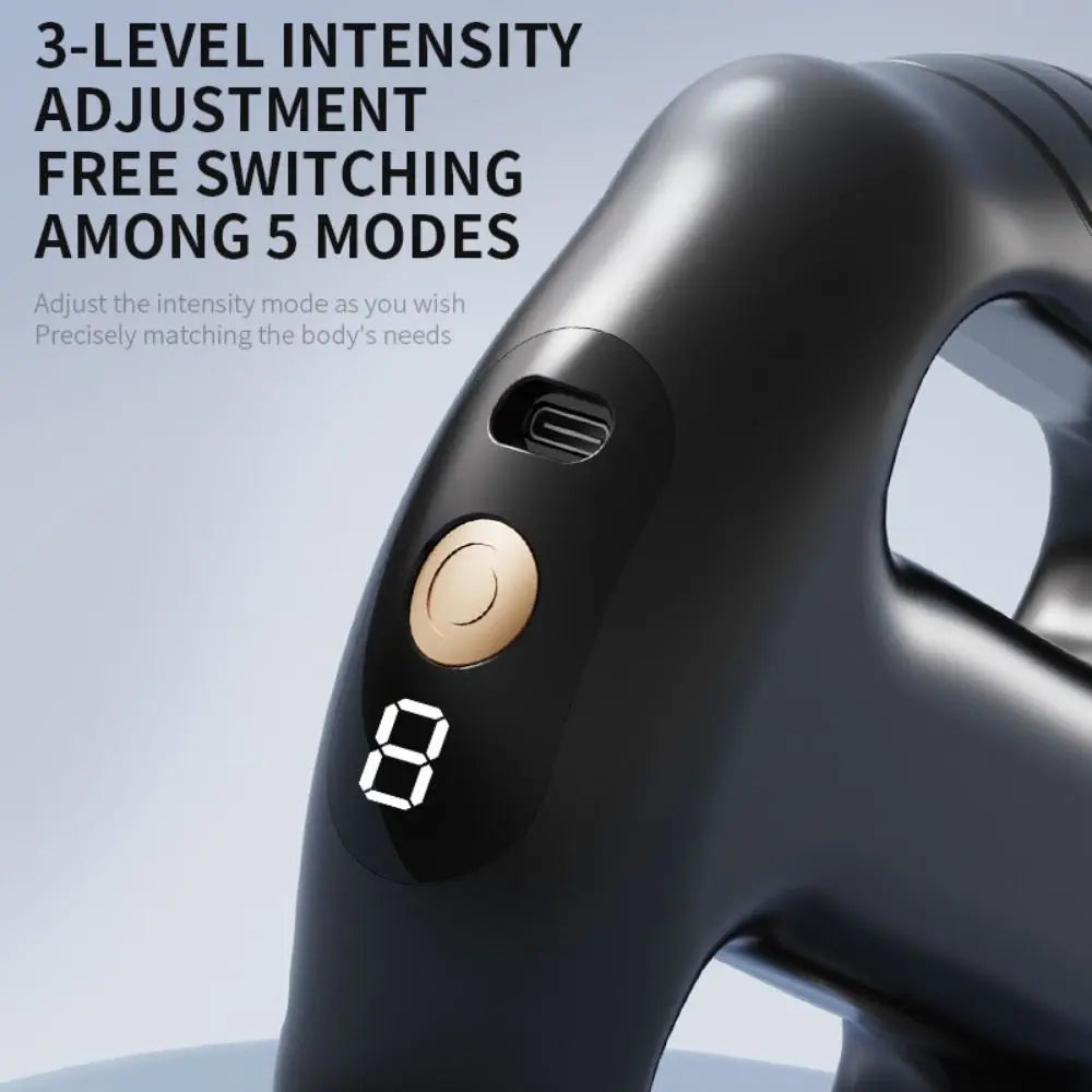 Hot Compress Electric Fascia Ring Portable Adjustable Speed Electric Body Slimming Machine USB Charging Vibration Function