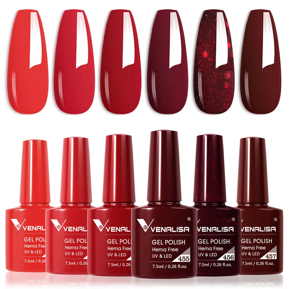 Venalisa Nail Gel Polish Fall Nail TPO FREE Long Wear Semi Permanent Soak Off UV LED Gel Nail Polish Gel Lacquer