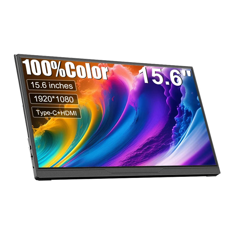 15.6inch Portable Monitor 120Hz/RGB100% /Touch Screen With VESA Hole Extended Display For Phone PC Loptop Xbox PS4/5 Switch