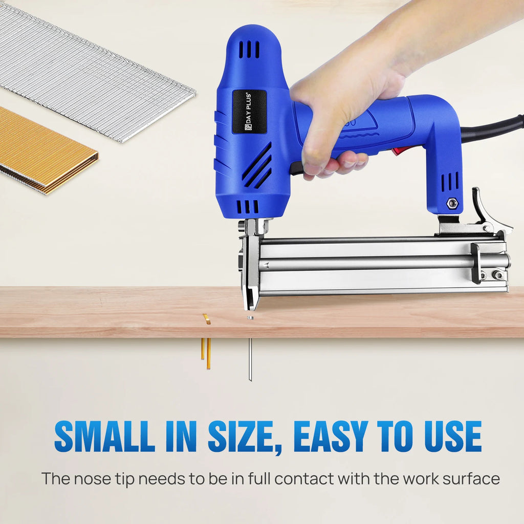 BRIEFNESS Electric Nail Gun 2IN1 Nailer Stapler Framing Nailer Tacker Furniture Staple Gun Power Tool Ideal for Woodworking