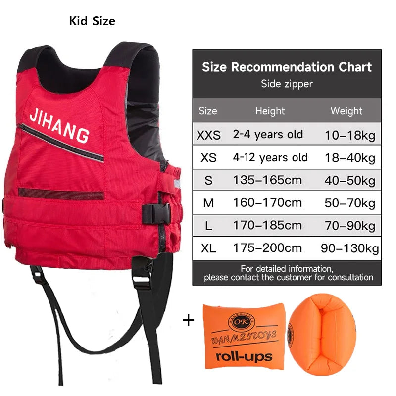 Life Vest for Adult Little Kids Girl Boy Life Jackets with Legs Strap Buoyancy Aid for SUP Kayak Fishing Swim Beach Watersports