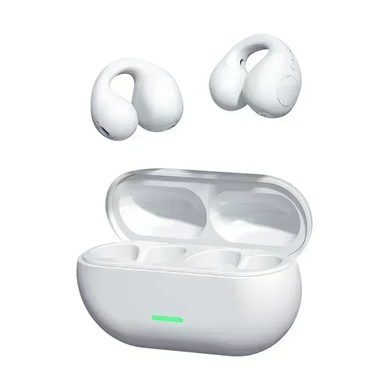 New Ear Clip Wireless Bluetooth V5.3 Headphones HIFI Stereo Music Game Noise Cancelling Earphone Sport Earbuds