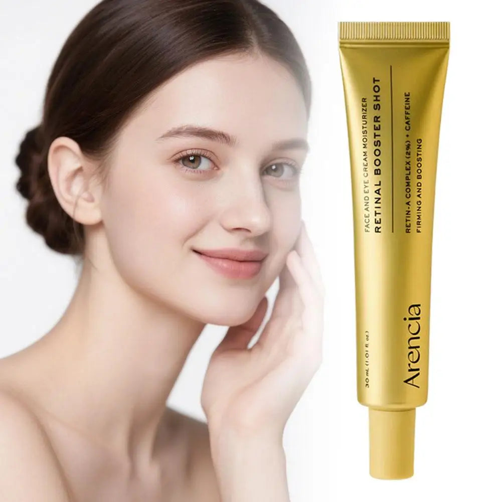 30ml Arencia Retinal Brighten Firming Boosting Moisturizer VitaminC Booster Shot Glutathione Face Eye Cream Day Night Cream Duo