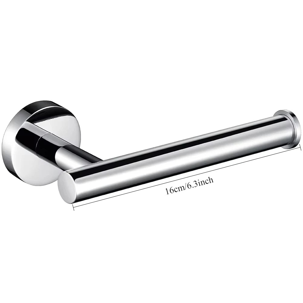 Bagnolux Stainless Steel Gun Gray Black Polished Chrome Brushed Gold Hanger Hook Towel Bar Paper Holder STURDY HANDS