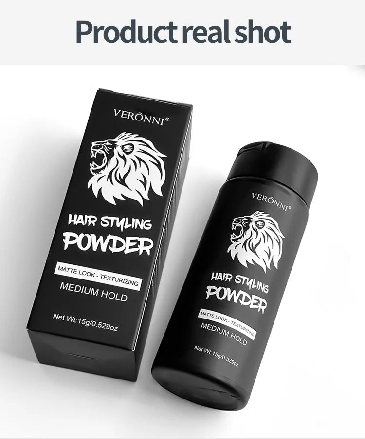 VERONNI Export Special Hair Volumizing Powder - Unisex Wash-Free Oil Control Powder for Bangs & Hair Root Lift