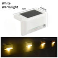 Outdoor Solar Stair Lights LED Waterproof for Garden Yard Railing Fence Lights Enhances Night Safety and Atmosphere
