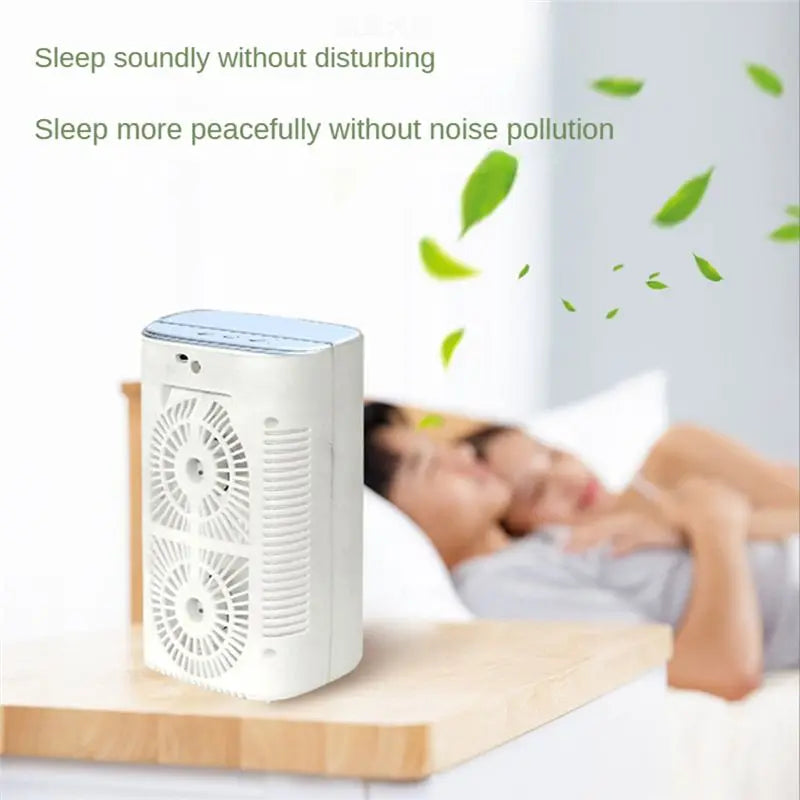 [B25B!】 Portable Mini Air Conditioner Fan USB Water Mist Fan Personal Air Cooling Fan Desktop Humidification Fan