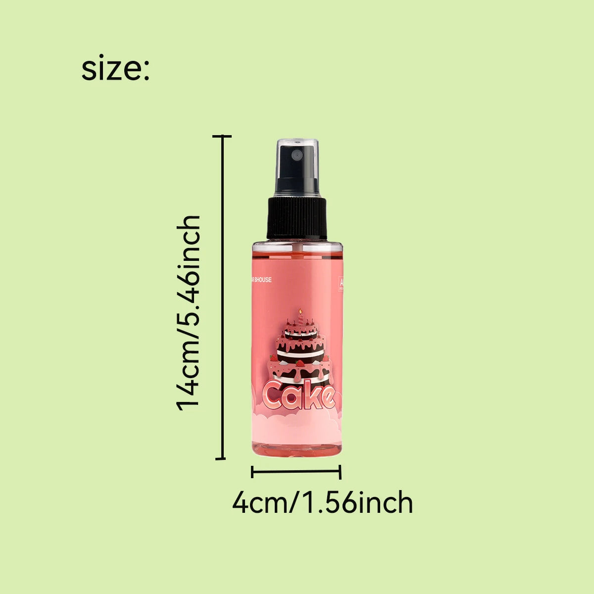 100ml bottle fragrance spray is suitable for cars, homes, offices.  alcohol-free air fragraner with a long-lasting light