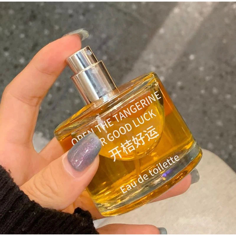 Citrus Peach Fruity Perfume Spray,Clean Fresh Women Scent,Orange Blossom/Lily/Iris/Vetiver/Lemon/Musk Light Fragrance Mist