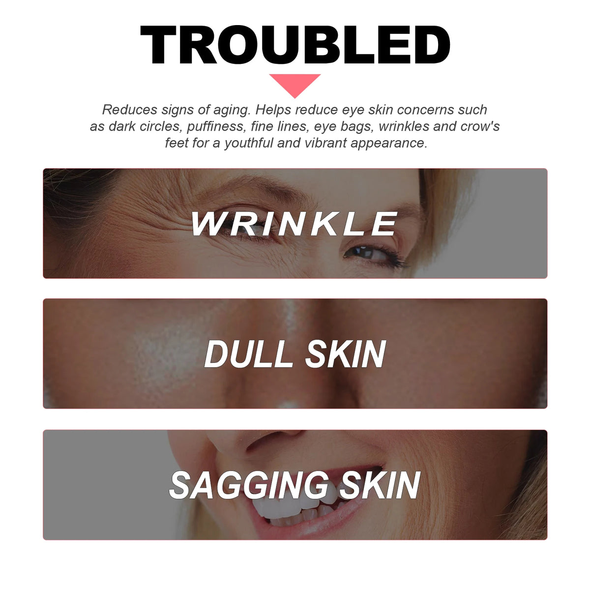 Retinol Eye Cream Lightening Dark Circles Remove Eye Bags Firming Skin Instant Eye Repair Serum Stick Brighten for Women Eyes Ca