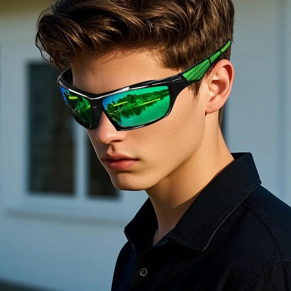 Protection Sun Glasses Glasses Comprehensive Mens Sun Comfortable Fashion Shades Outdoor Sport Eyewear For Driving Running