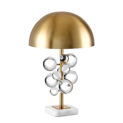 Morden italian designer Table Lamp Creative mushroom lamp Colorful Glass Ball Lamp for Living Room Bedroom Reading Lamp