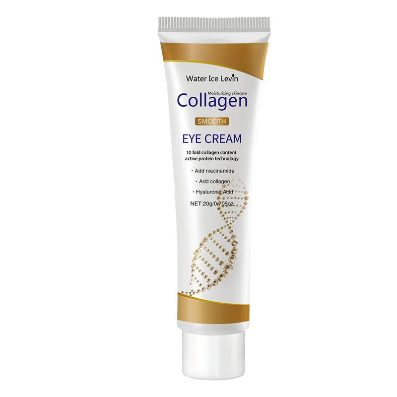 Collagen Eye Cream with Niacinamide & Hyaluronic Acid, 10X Collagen, Moisturizes & Firms for Smooth, Gentle Under-Eye Care