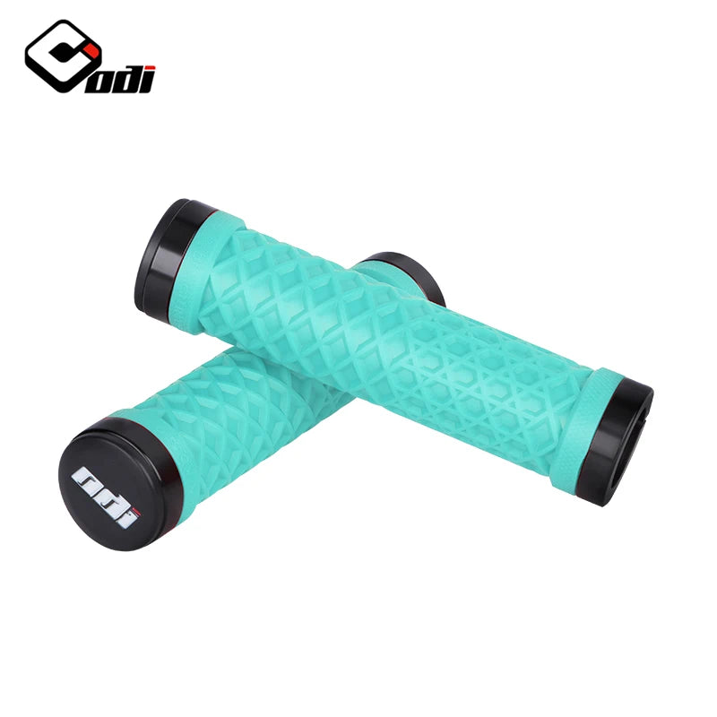 ODI Van Bicycle Handlebar Grips sillicone Lock-On Anti-slip Shock Absorption MTB Double Lock Ring for BMX Folding Bike Parts