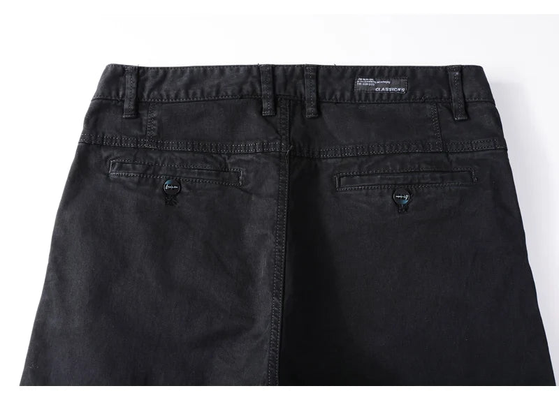 Streetwear Fashion Men Jeans Elastic Stretch Slim Fit Spliced Designer Casual Cargo Pants Hombre Hip Hop Joggers Men Overalls