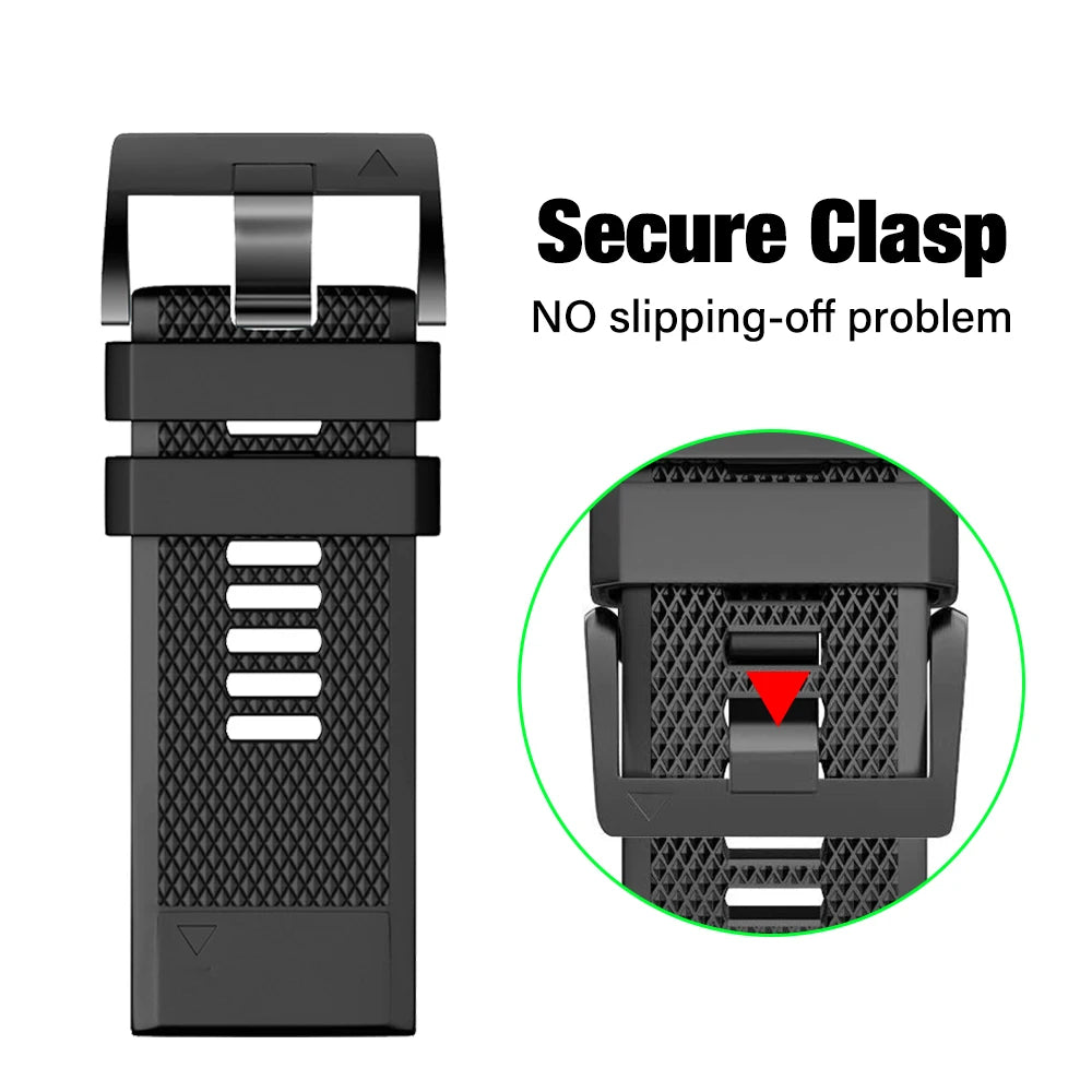 20mm 22mm 26mm Watch Strap For Garmin Fenix 5 6 S X 6X 7 7X 7S Pro Forerunner 265 165 255 Music Venu Sq 2 QuickFit Band Bracelet