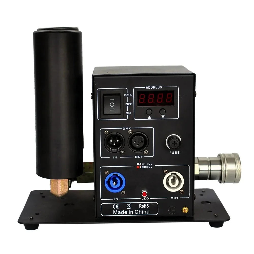 Double Pipe Air Column CO2 Jet Machine Spray Cryo Carbon Dioxide Gas Smoke Fogger With DMX512 DIP Switch or Remote Control