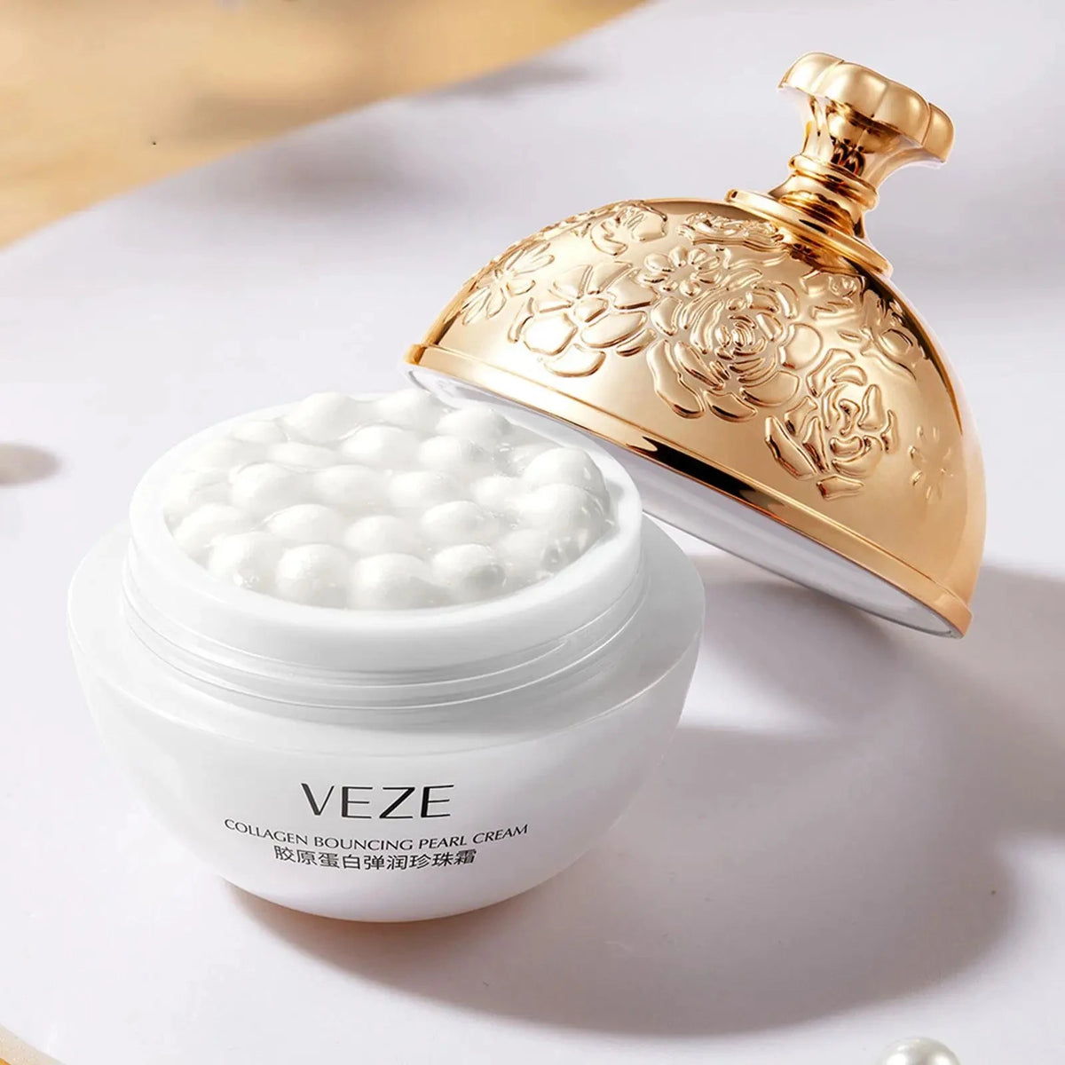Collagen Pearl Cream Anti Aging Whitening Moisturizing Anti-drying Brighten Lifting firming Anti Wrinkle Face Cream Skin Care