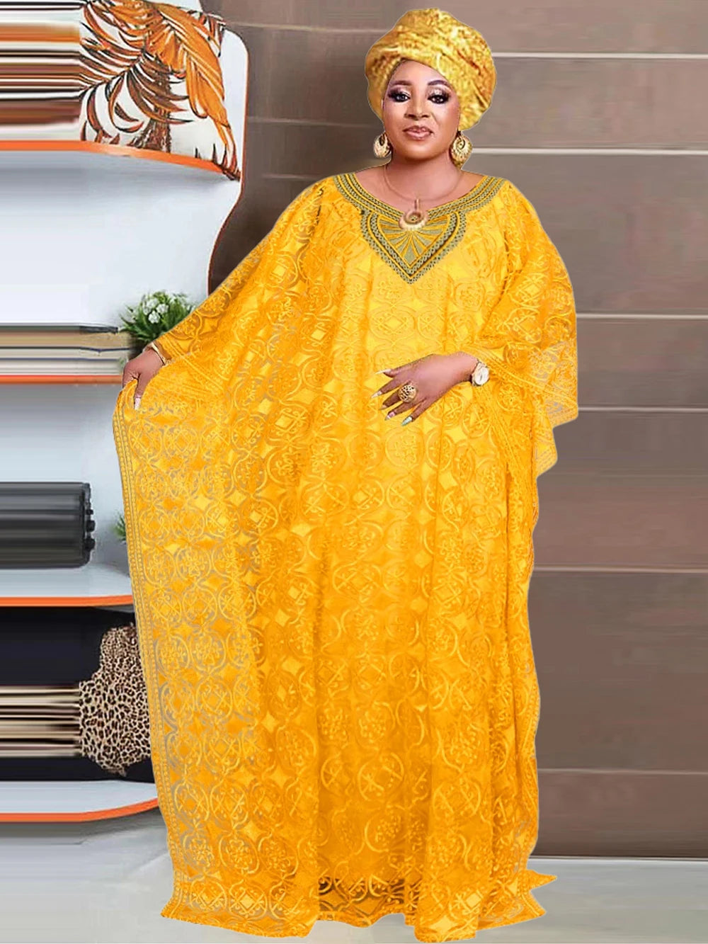 Loose Lace Dresses For Women Wedding Party Evening Gown African Traditional Dress Two Piece Set Clothing 2026 Dubai Hijab Abayas