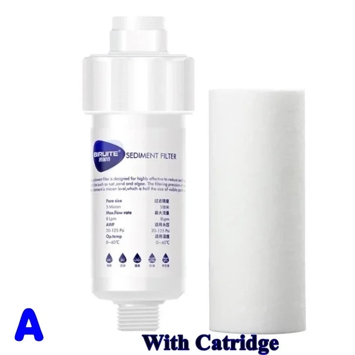 5pcs FILTER Water Filter Cartridge Washing Machine Filter with Adapter Bathroom Water Heater Toilet Household Purifier