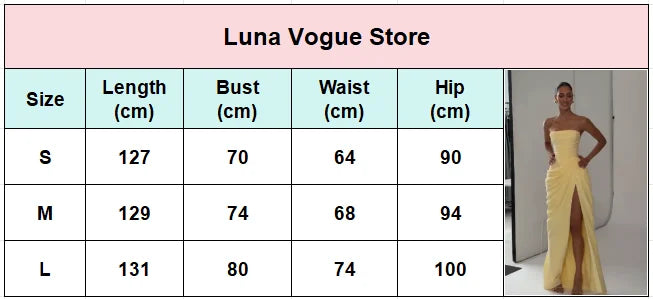 Elegant Solid Strapless Pleated Dress Women Chic Sleeveless Waist Cinching Split Maxi Vestidos 2026 Lady Evening Party Dresses
