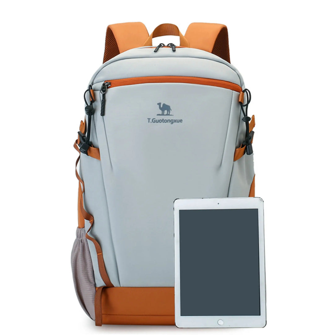 Men's Outdoor Large Capacity Backpack Travel Bag Women's Casual Hiking Bag Waterproof Lightweight Double Shoulder Bag