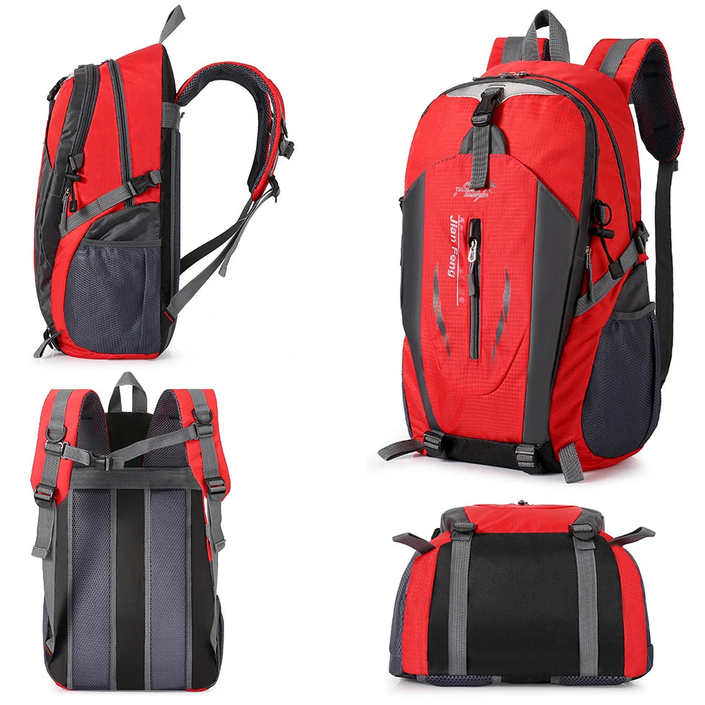 1Pcs Large Capacity 40L Hiking Backpack Lightweight Waterproof Foldable, Outdoor Camping Trekking Travel Bagpack
