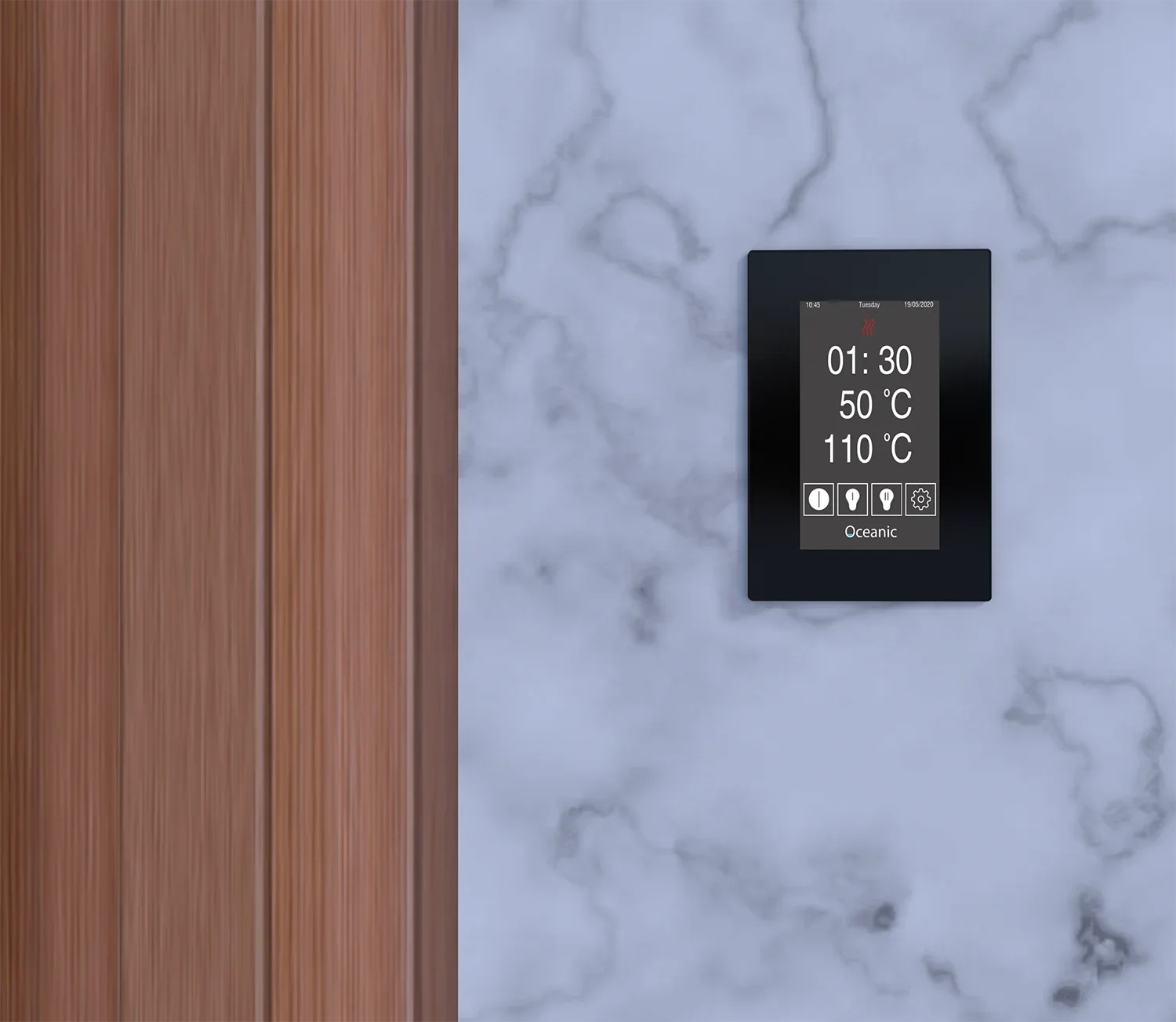 Oceanic  real Touch screen controller high performance  for  steam generator and sauna heater
