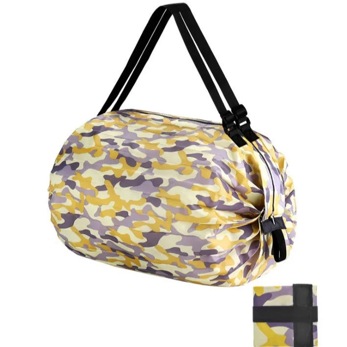 Portable Shopping Bag Large Capacity Foldable Storage Shoulder Bag Travel Handbags With Handle Outdoor EDC Camp Beach Bag