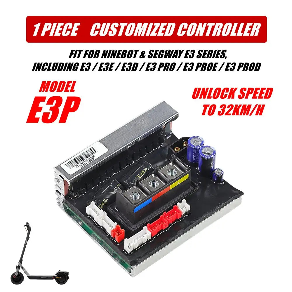 Refitted Speed-Unlimited Controller for NINEBOT SEGWAY E3 PRO E3 E3E E3D E3PRO D E Electric Scooter Max Speed 32km/h Motherboard