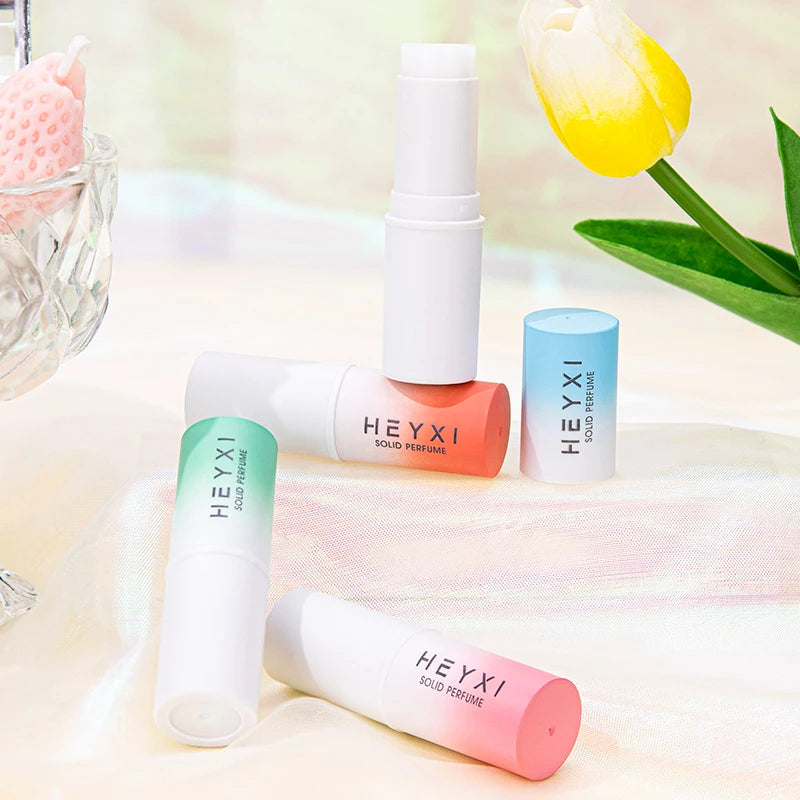 Solid Fragrance Cream, Natural Formula with Long-Lasting Light Fragrance, Mild and Non Irritating/With Plant Squalane