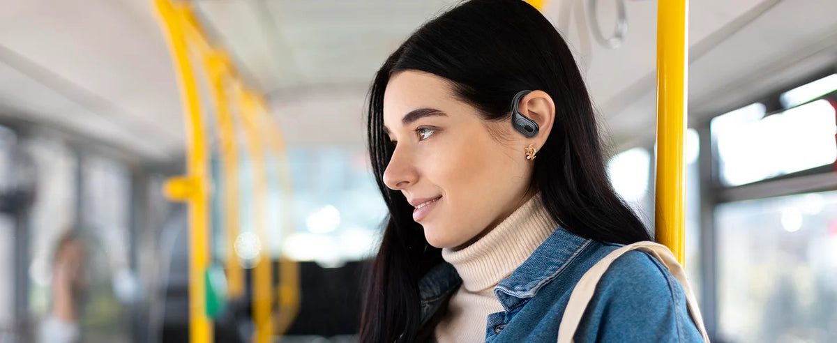 Bluetooth 6.0 Headphones HD65 Wireless Earbuds 75hrs Sport Bluetooth Earphone with Noise Cancelling Mic IPX7 Waterproof Headsets