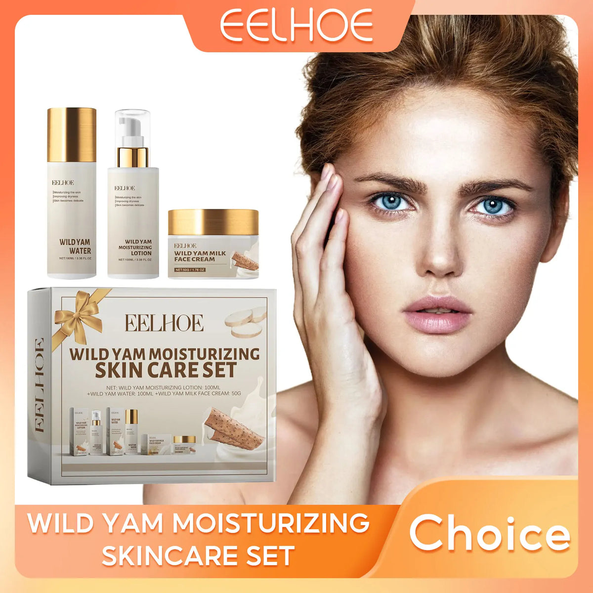Wild Yam Moisturizing Face Cream Skin Brightening Firming Lotion Dark Spots Remover Skin Repair Moisturizer Skin Care Products