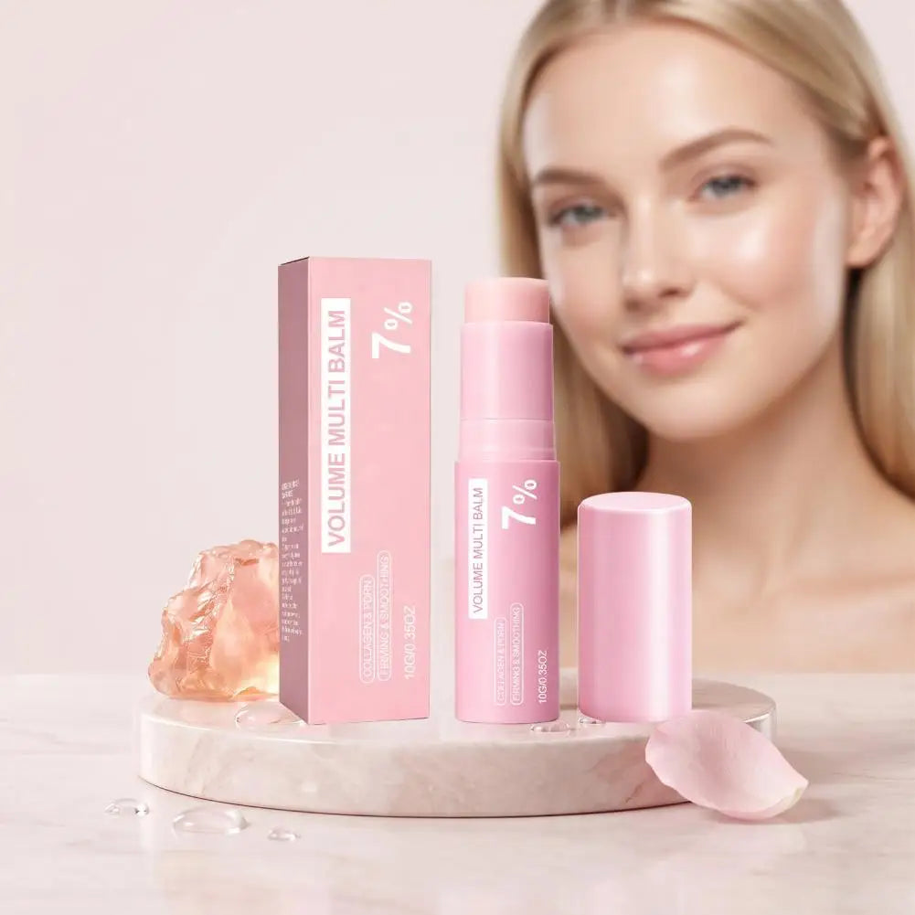 PDRN Pink Collagen Volume Multi Balm 5% 7% Volufiline Facial Eye Neck Plumping Moisturizing Stick Non-greasy Hydrating Skin Care