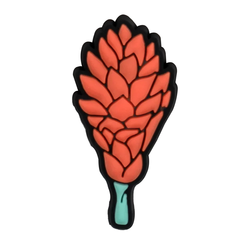 1/30PCS Shoe Charms New Hawaiian Style Flower Surf Board Shoe Accessories Pins for Clog Kawaii Women Men Cute Shoe Decoration