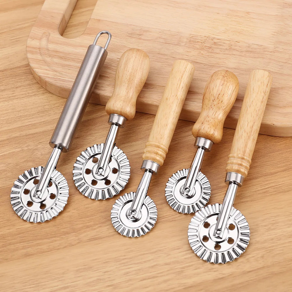 Pastry Wheel Cutter Round Pizza Cutting Wheel Tools Dough Cutting Roller Home Pizza Divider Baking Cutting Tools Kitchen Gadgets