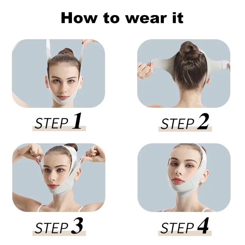 Beauty Face Sculpting Sleep Mask Reusable V Shaper Mask Facial Lifting Anti Wrinkle Strap Band Sleeping Mask Beauty Health Tools