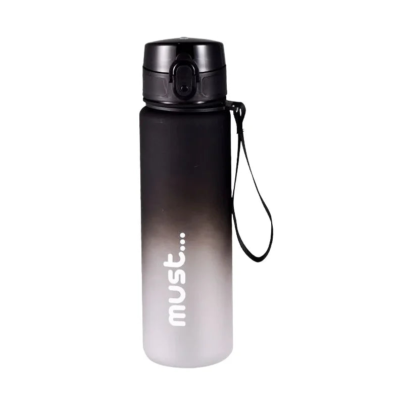 500ml 650ml Sports Water Bottle BPA Free High Capacity Plastic Fitness Portable Durable Camping Hiking Outdoor Sports Bottle