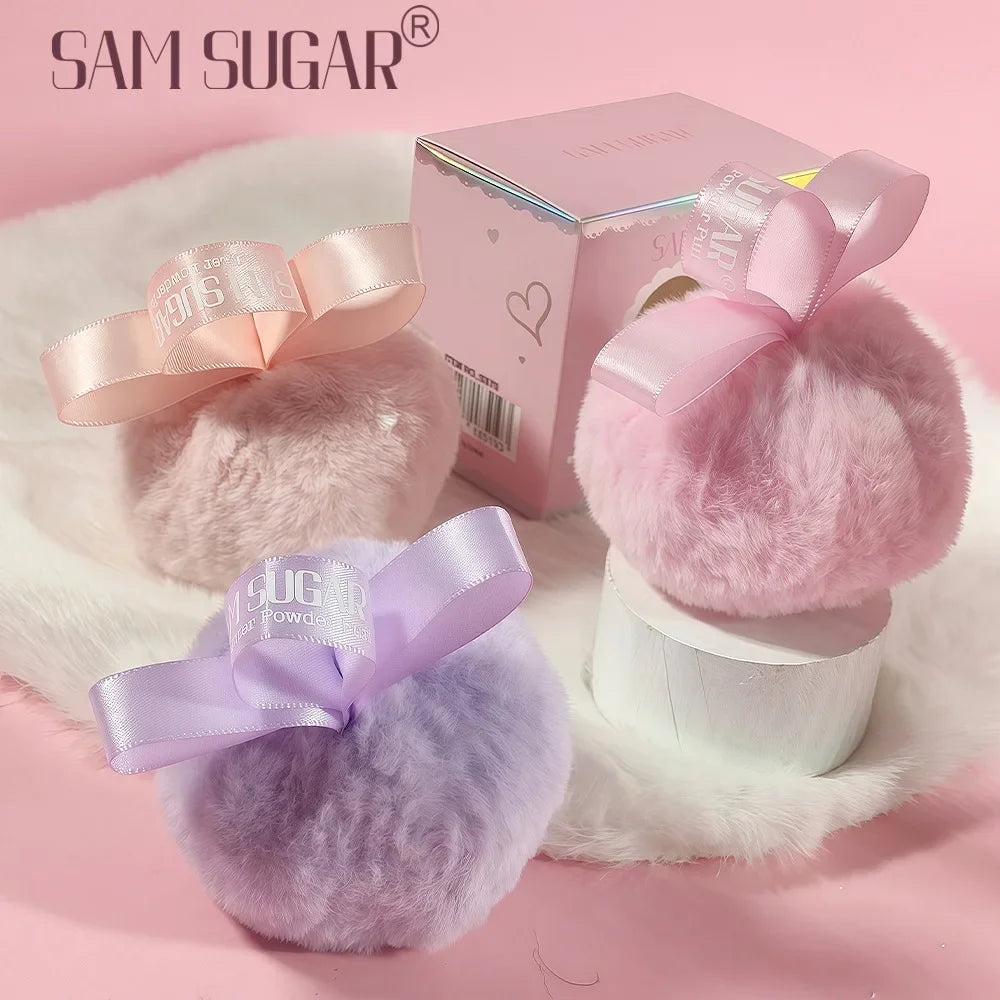 Pink Peach Shimmer High Gloss Makeup Powder Multi-Purpose Facial & Body Shimmer with Puff for Face And Collarbone Shiny Makeup
