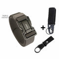 Quick Release Military Tactical Belts With Metal Buckle Durable Elastic Waist Belt Men Outdoor Training Stretch Strap For Pants