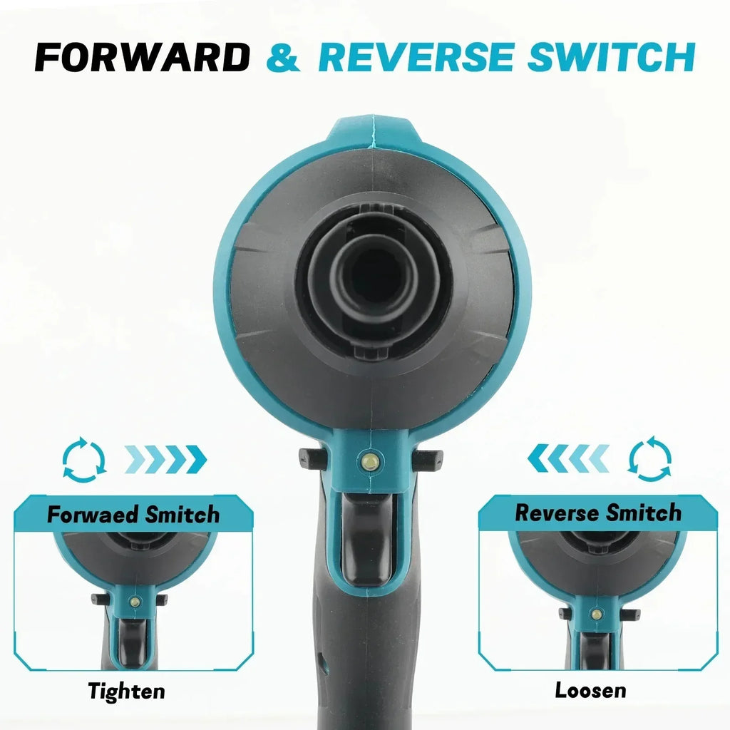Makita DAS180 Cordless Air Blower 18V Multifunction Dusting Machine with Nozzle Air Dust Removal Gun Inflator Tool