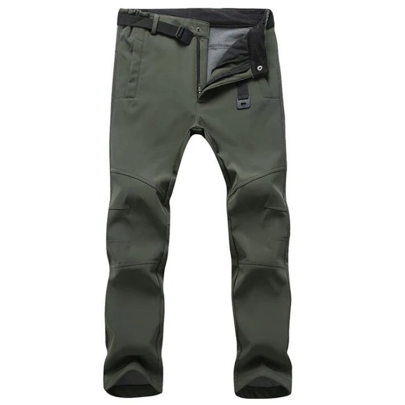 Winter Pants Men Soft Shell Fleece Warm Long Trousers Casual Sports Outdoors Sports Tactical Cargo Windproof Windproof Keepwarm