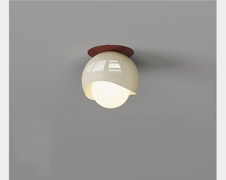 IWHD Glass Iron LED Ceiling Lamp Home Lighting Aisle Restaurant Living Room Light Fixtures Modern Ceiling Lights Decoration