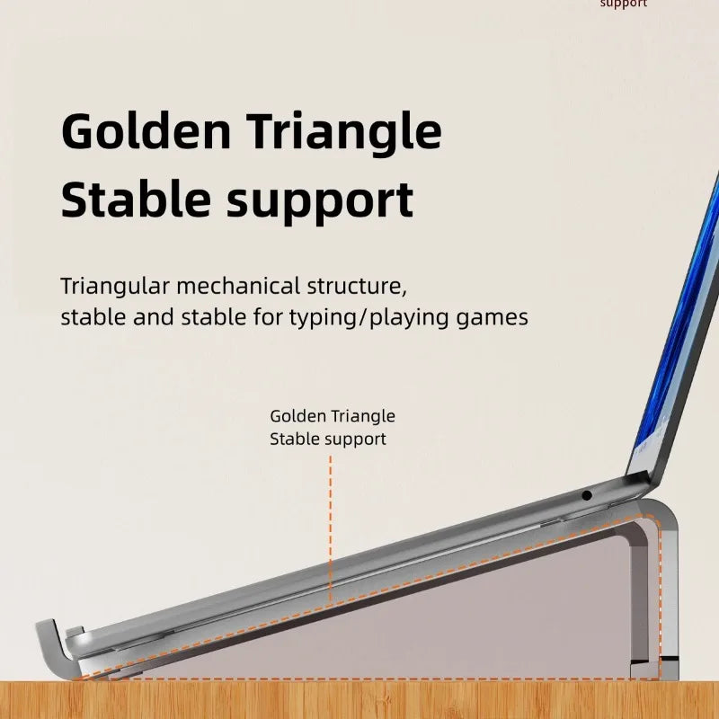 Laptop Stand For Folding Adjustable Aluminum Computer Pc Tablet Stand Notebook Tablelaptop Holder Heat Dissipation