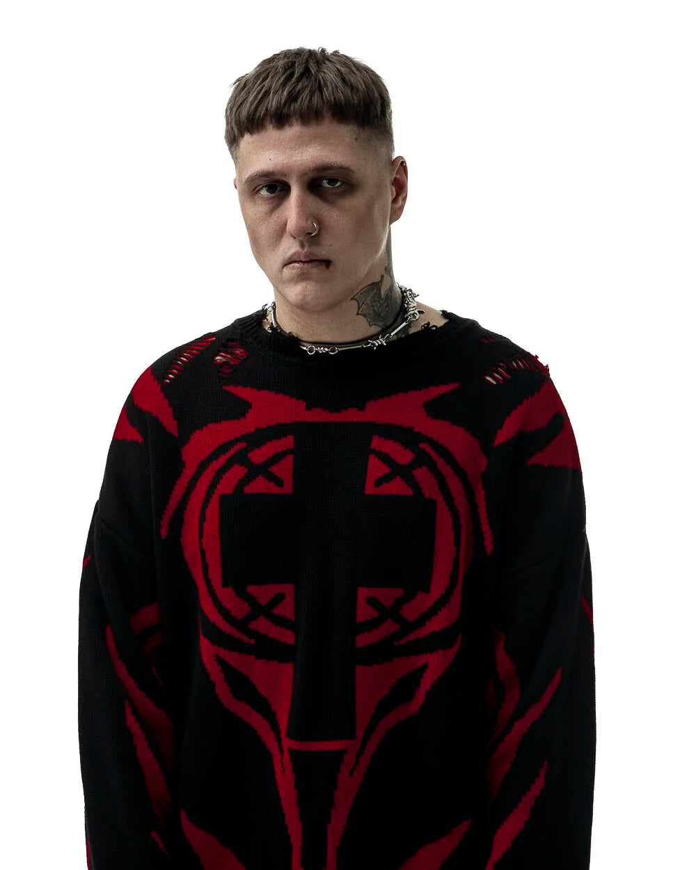 Sweater New Order Graphic Men Winter Pullover Knit Long Sleeve Tops Hip Hop Fashion Harajuku Jumper Coat Y2k Streetwear Clothing